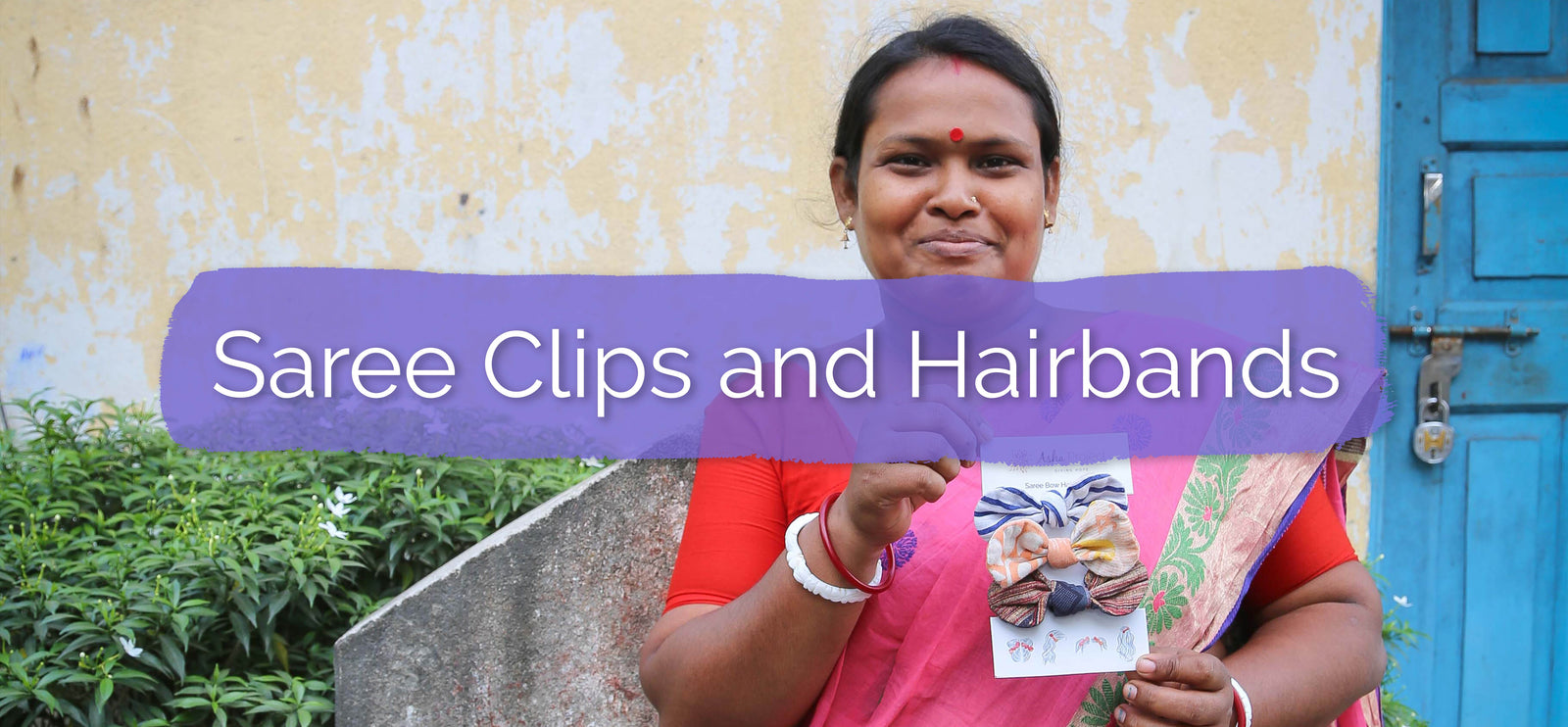 Nav: Saree Clips and Hairbands - Asha Project