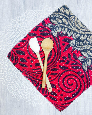 Kantha Dish Cloth | Christmas