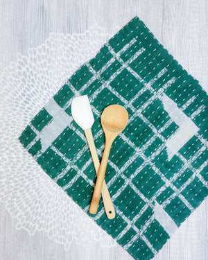 Kantha Dish Cloth | Christmas