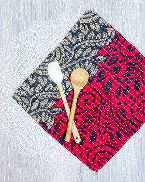 Kantha Dish Cloth | Christmas