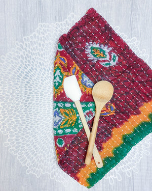 Kantha Dish Cloth | Christmas