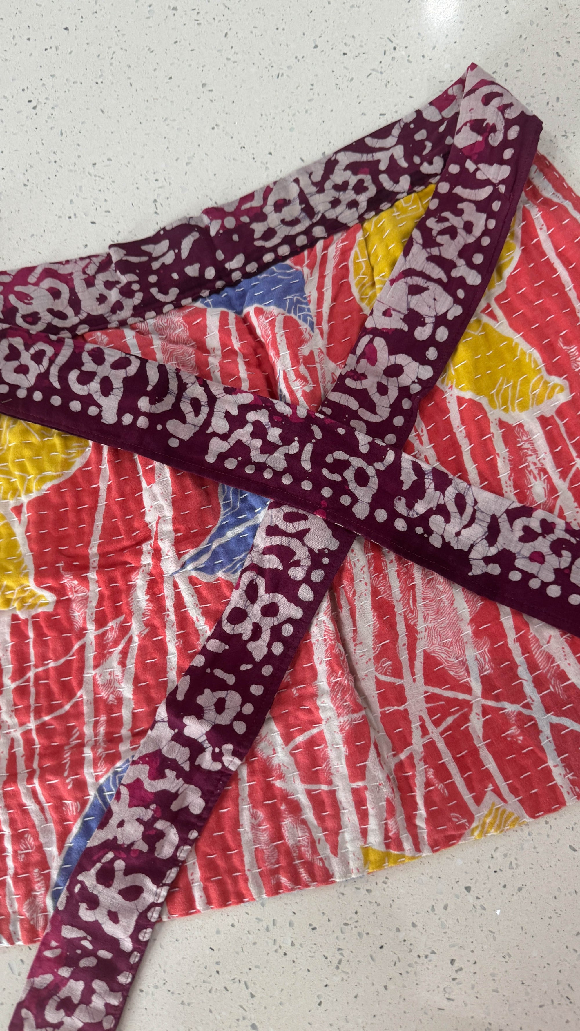 a close up of a kite on a table