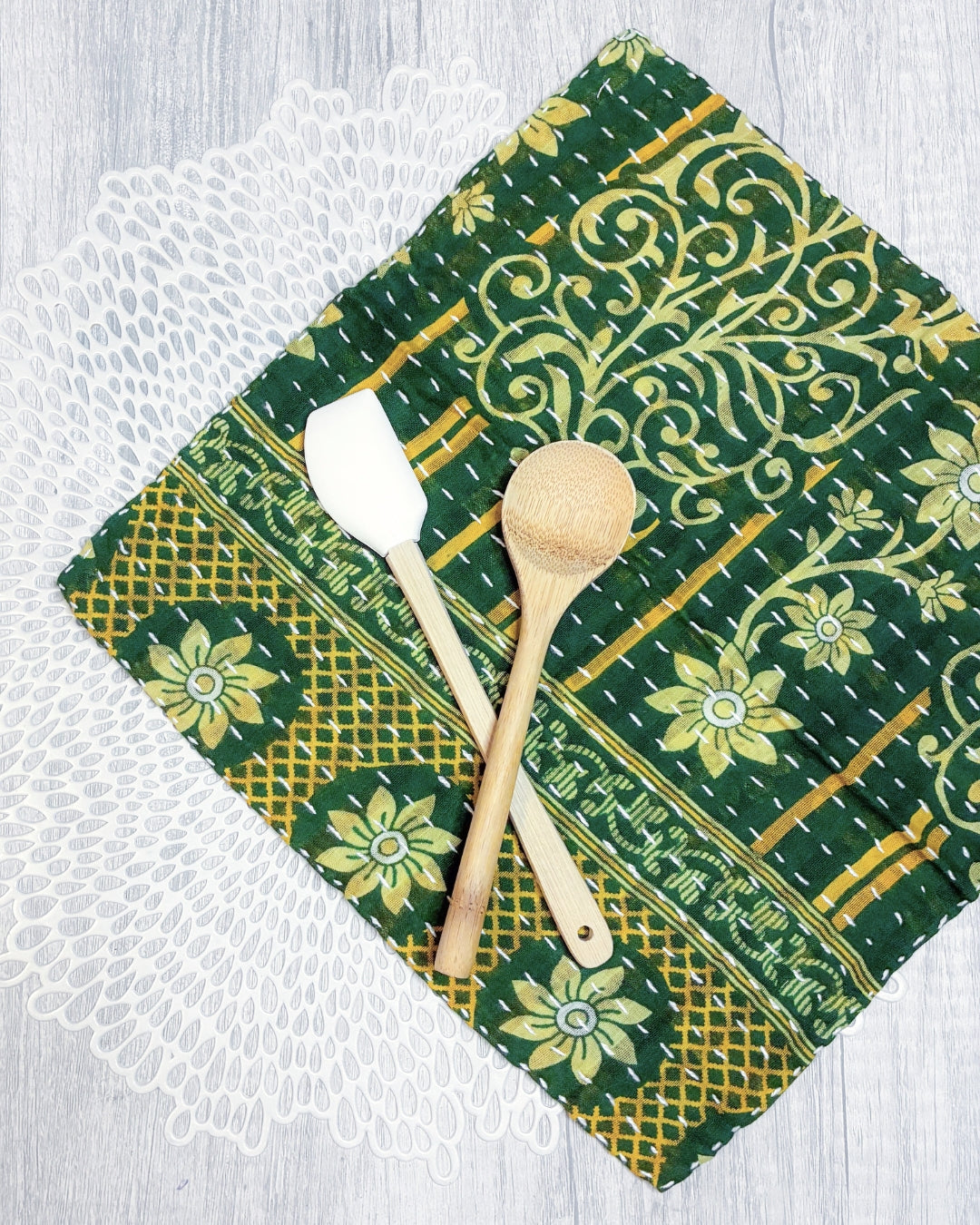 Kantha Dish Cloth | Christmas