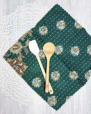 Kantha Dish Cloth | Christmas