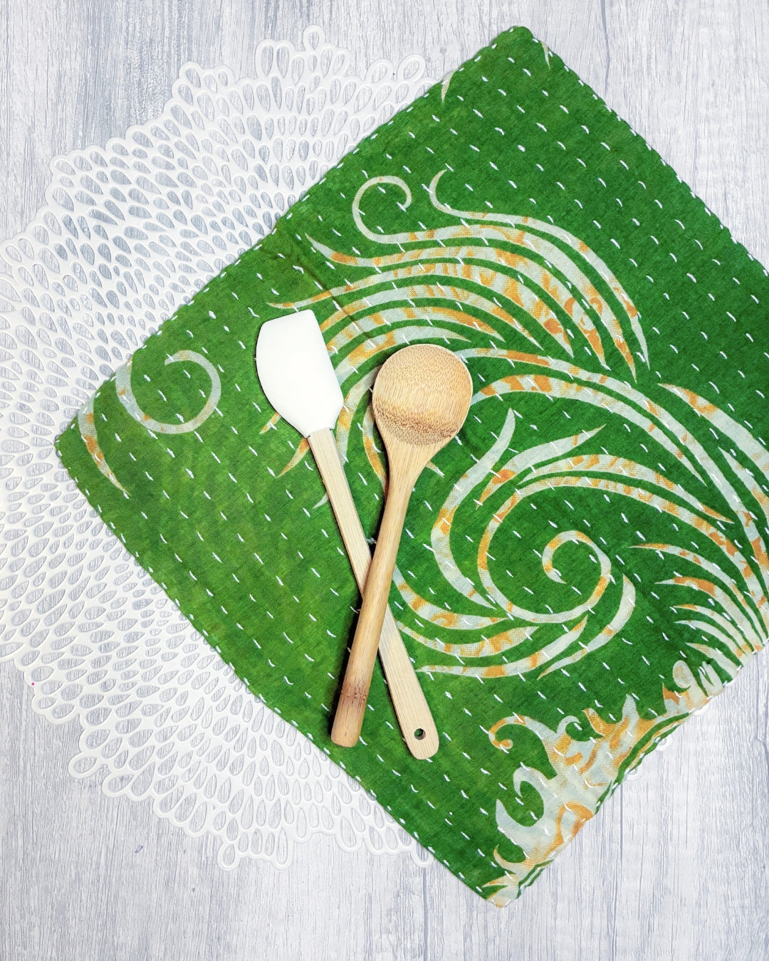 Kantha Dish Cloth | Christmas