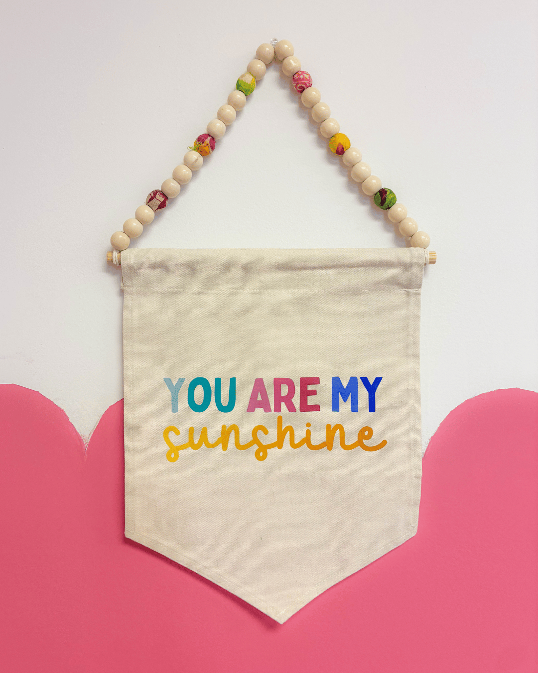 Canvas Hanging Banner | You Are My Sunshine
