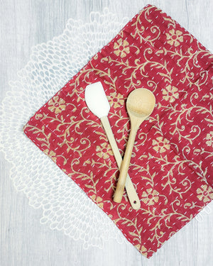 Kantha Dish Cloth | Christmas