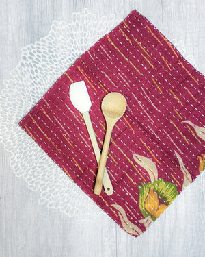 Kantha Dish Cloth | Christmas