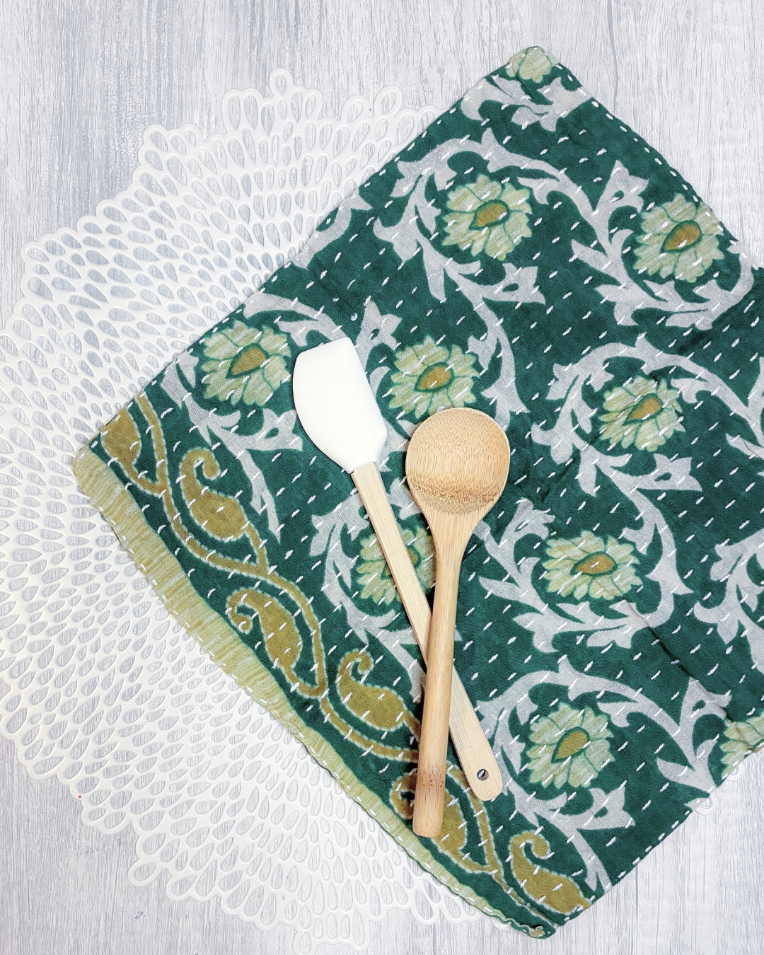 Kantha Dish Cloth | Christmas