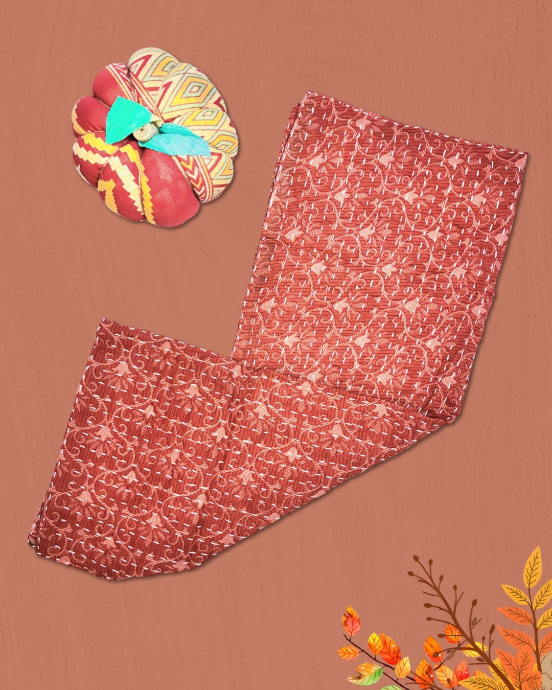 Kantha Kitchen Towel | Fall