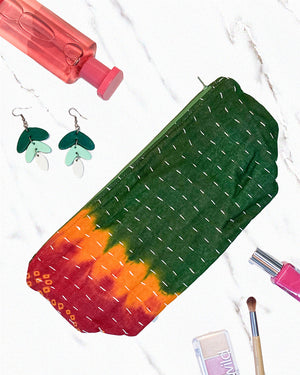 Kantha Cosmetic Bag | Large