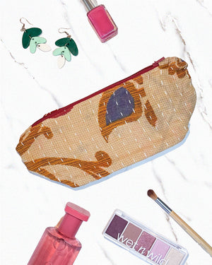 Kantha Cosmetic Bag | Medium
