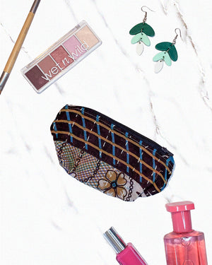 Kantha Cosmetic Bag | Small