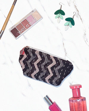 Kantha Cosmetic Bag | Small