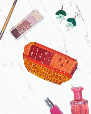 Kantha Cosmetic Bag | Small