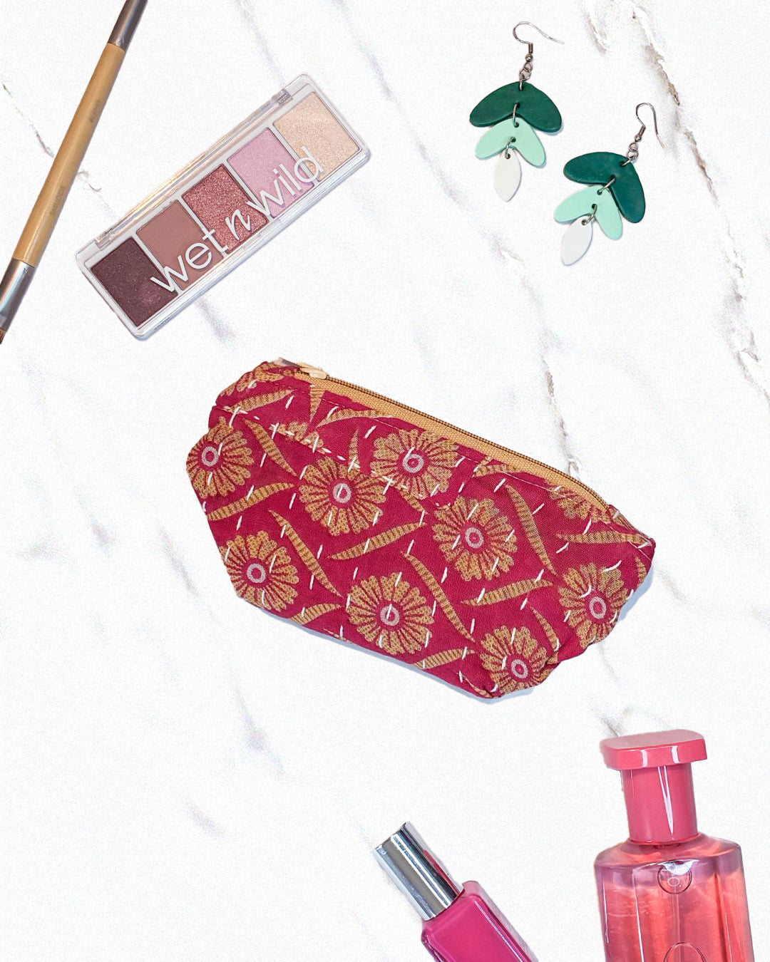 Kantha Cosmetic Bag | Small