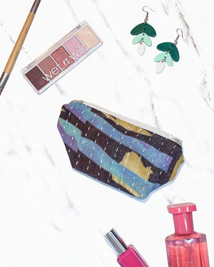 Kantha Cosmetic Bag | Small