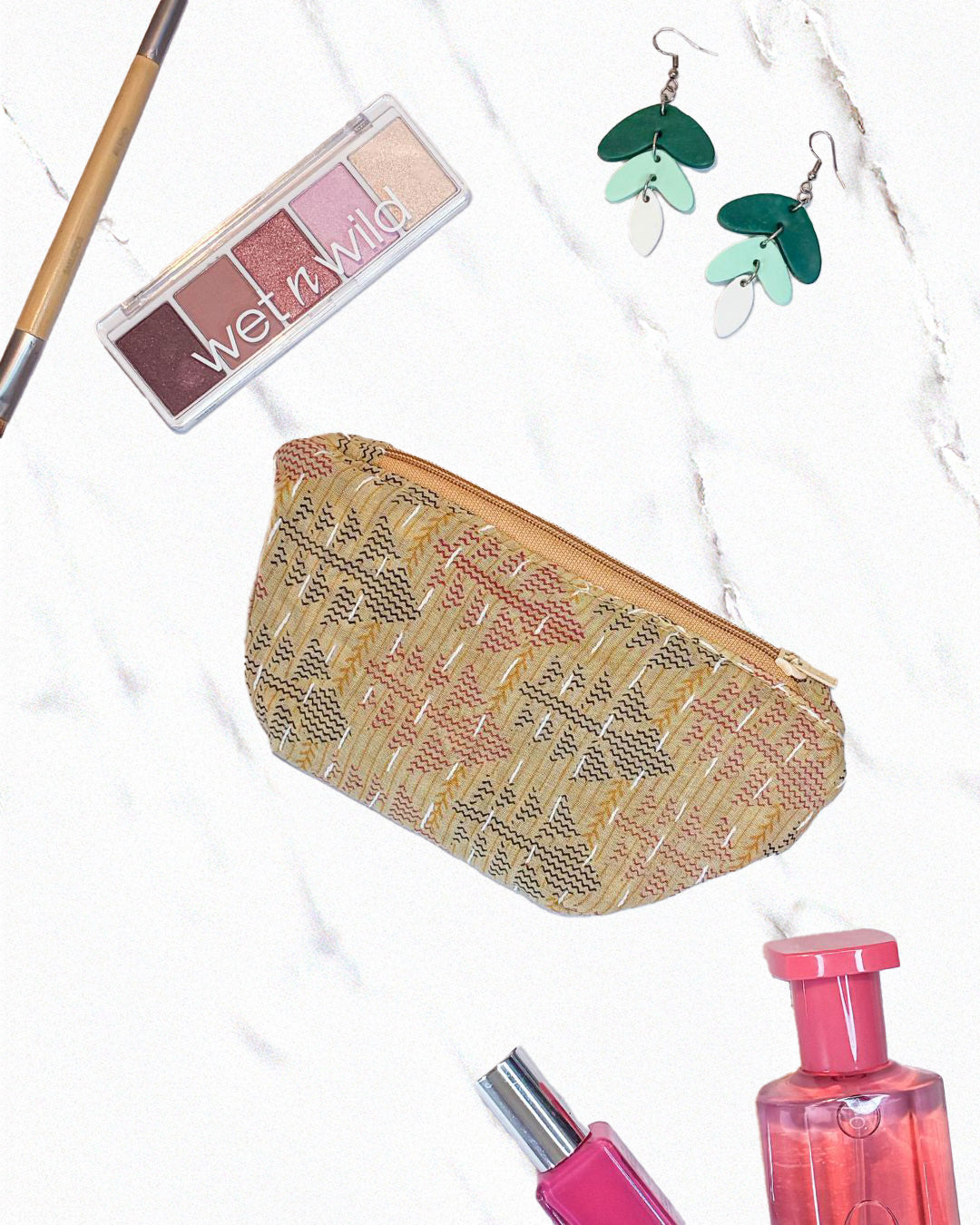 Kantha Cosmetic Bag | Small