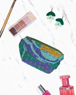 Kantha Cosmetic Bag | Small