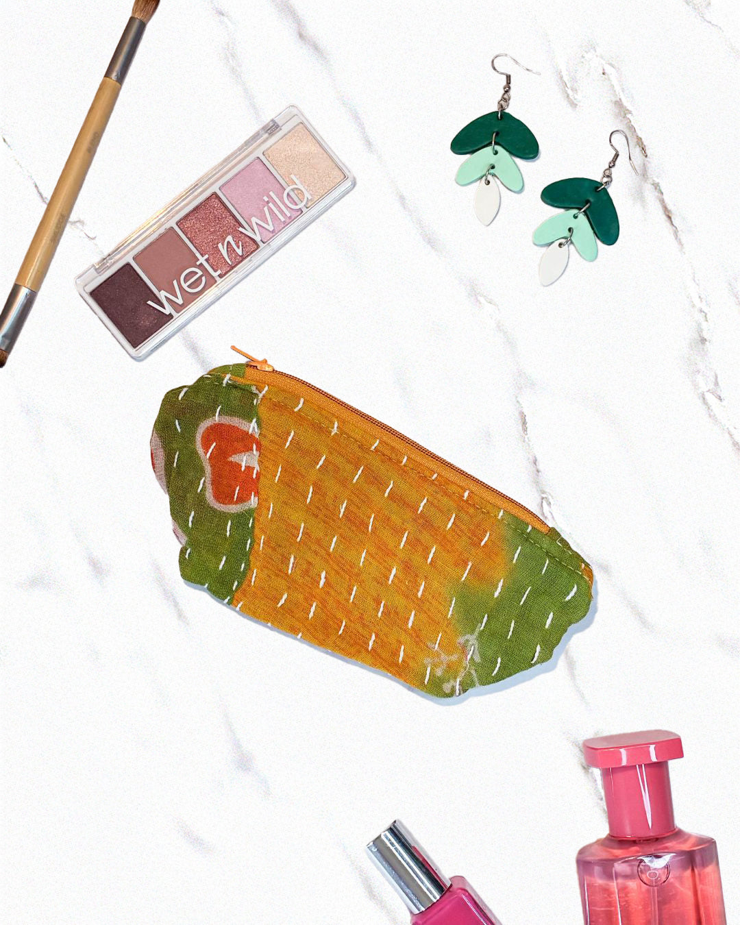 Kantha Cosmetic Bag | Small