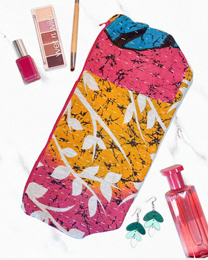 Kantha Cosmetic Bag | Extra Large