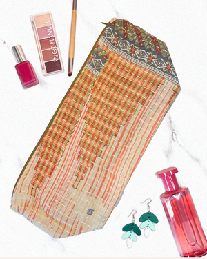 Kantha Cosmetic Bag | Extra Large