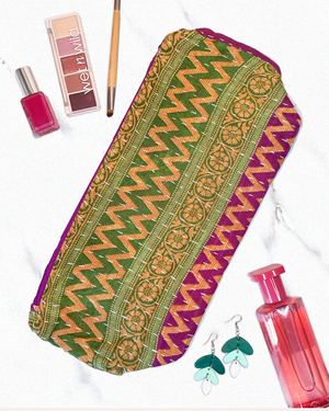 Kantha Cosmetic Bag | Extra Large