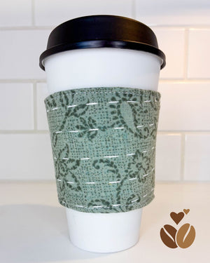 Kantha Coffee Cozy