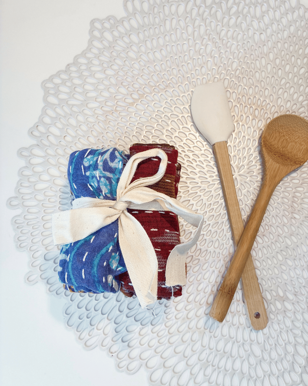 Kantha Dish Cloth Gift Set (4)