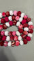 Valentine Saree Bead Garland - Red, Pink and White