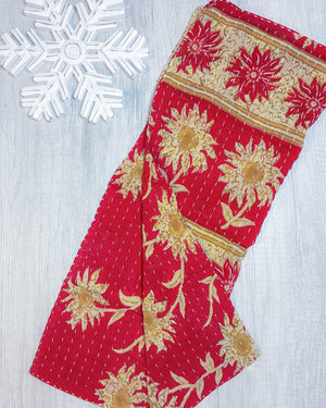 Kantha Kitchen Towel | Christmas