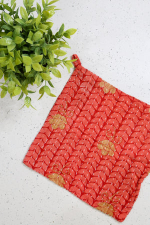 WS Kantha Dish Cloth - Spring Vibes