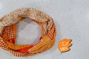 Kantha Infinity Scarf