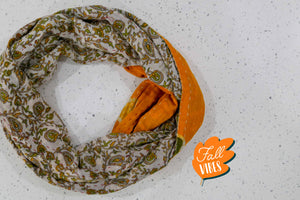 Kantha Infinity Scarf