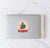 Christmas Snow Globe Vinyl Sticker 3.3x3.6in