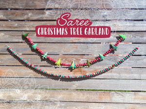 Saree Christmas Tree Garland - 5 ft