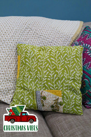 Kantha Pillow Cover