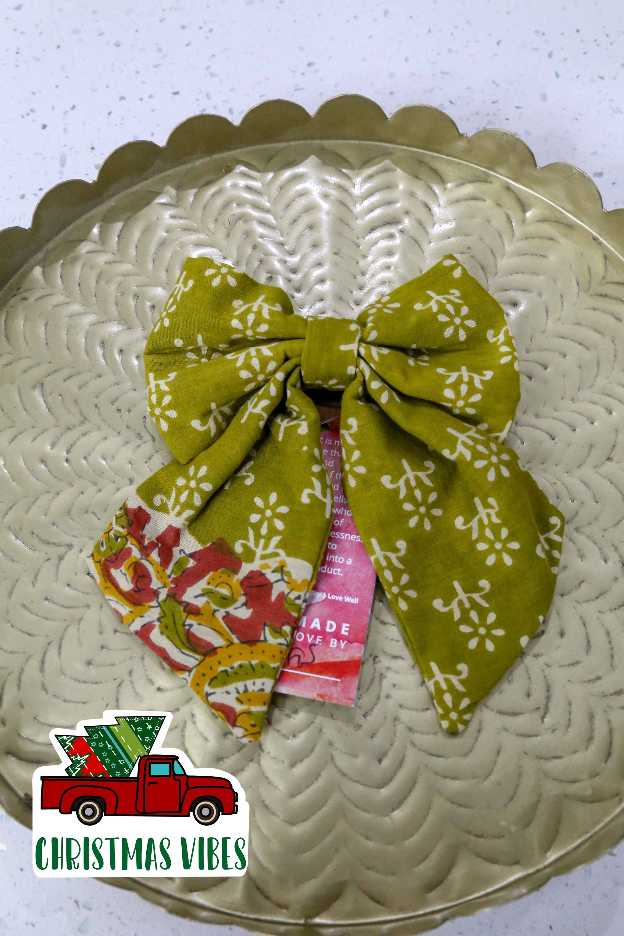 Saree Pet Bow - Large