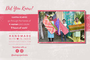 Kantha Scarf