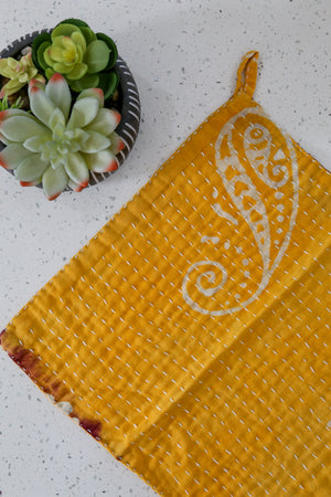 WS Kantha Dish Cloth - Spring Vibes