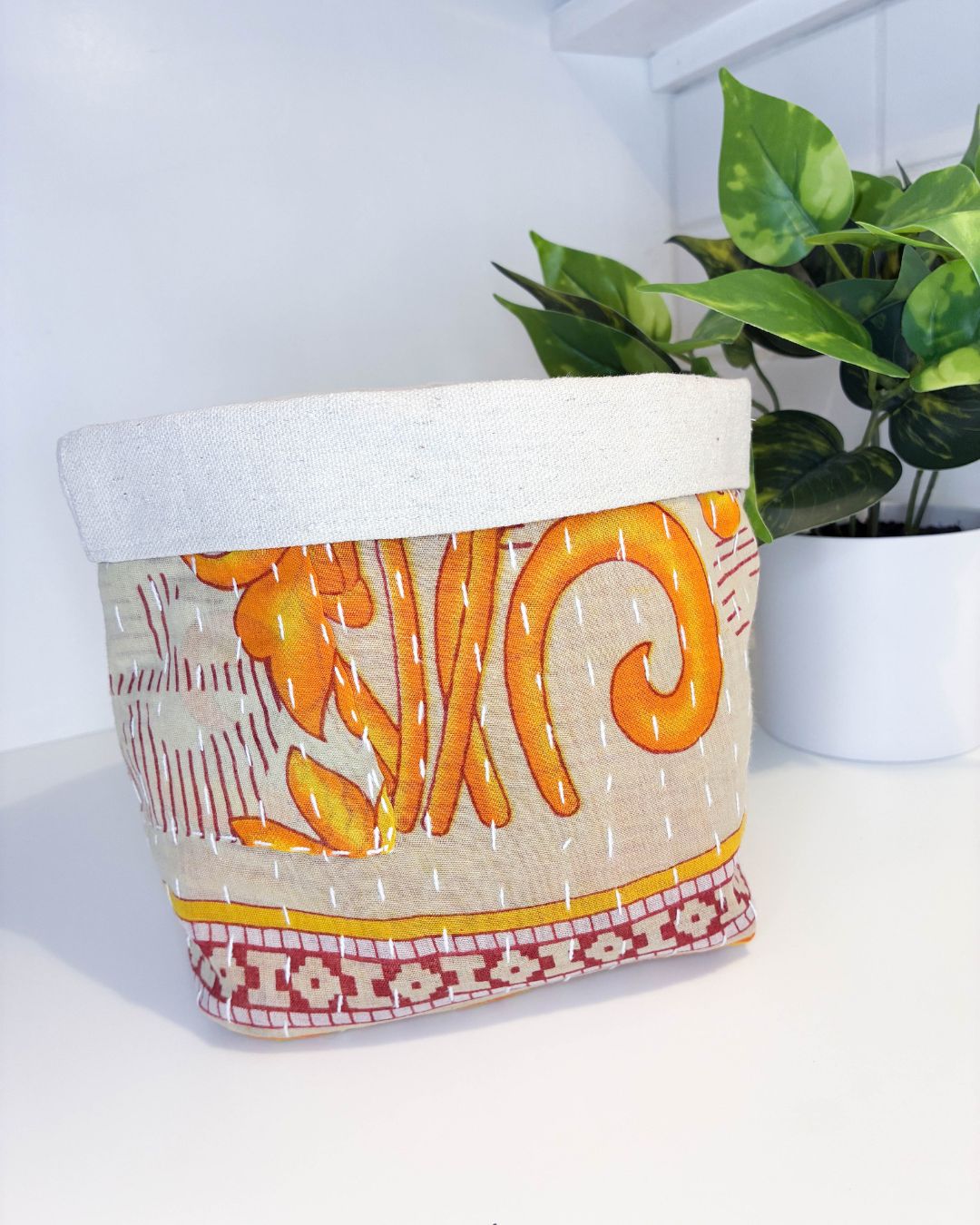 Kantha Basket