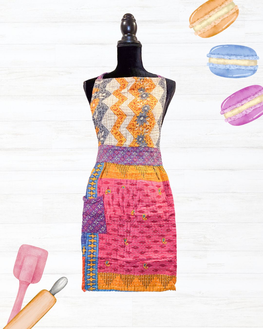 Kantha Apron | Full