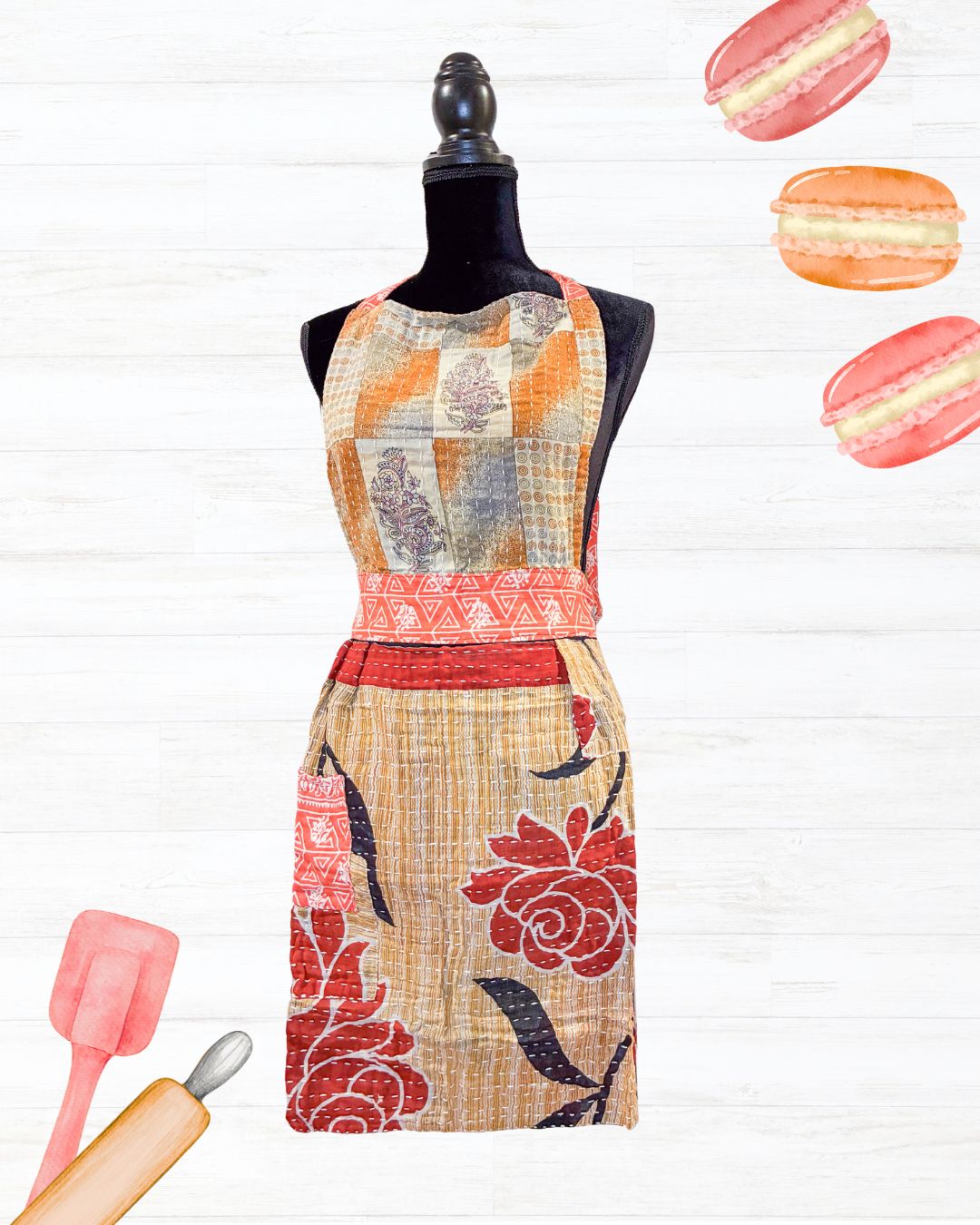 Kantha Apron | Full