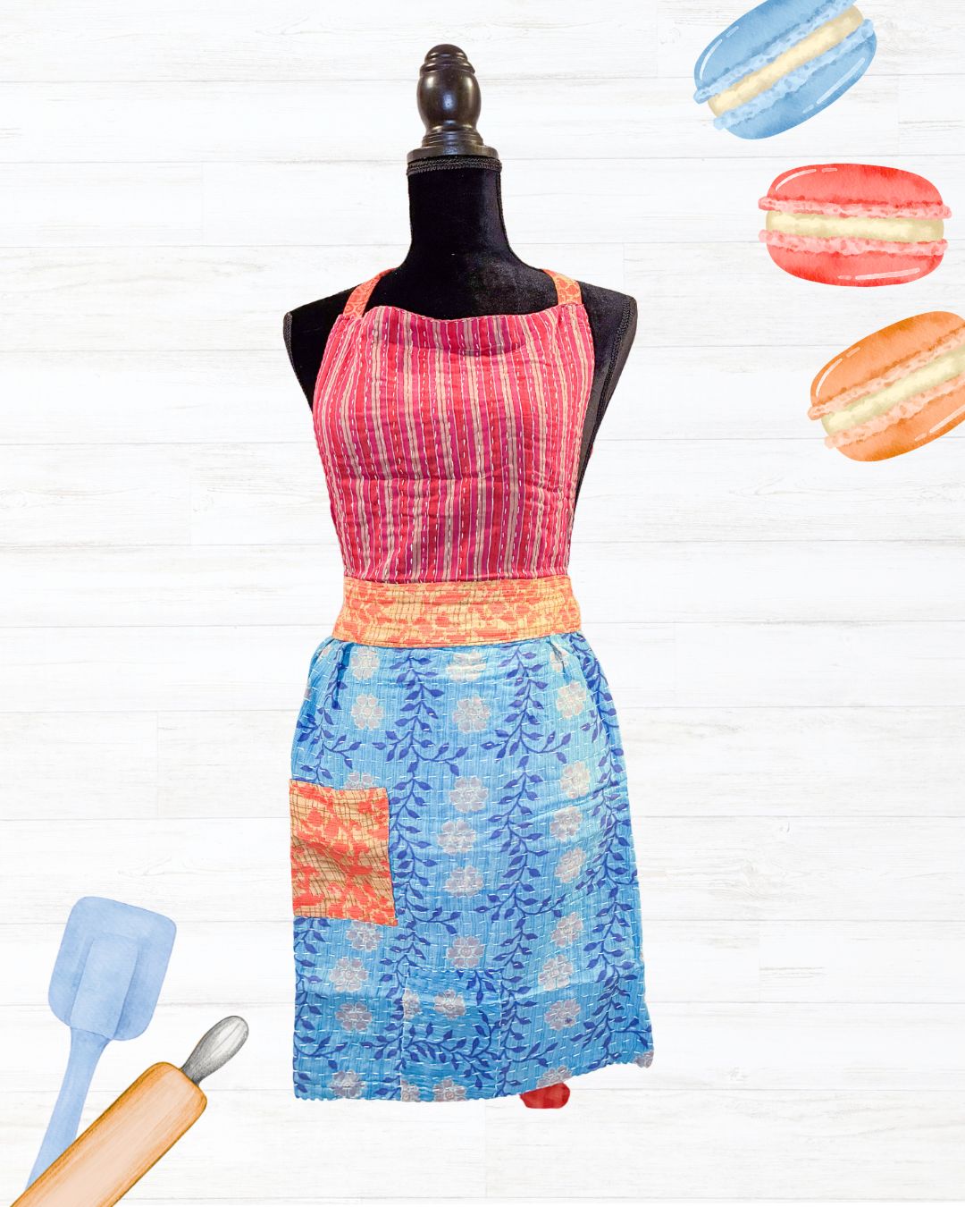 Kantha Apron | Full
