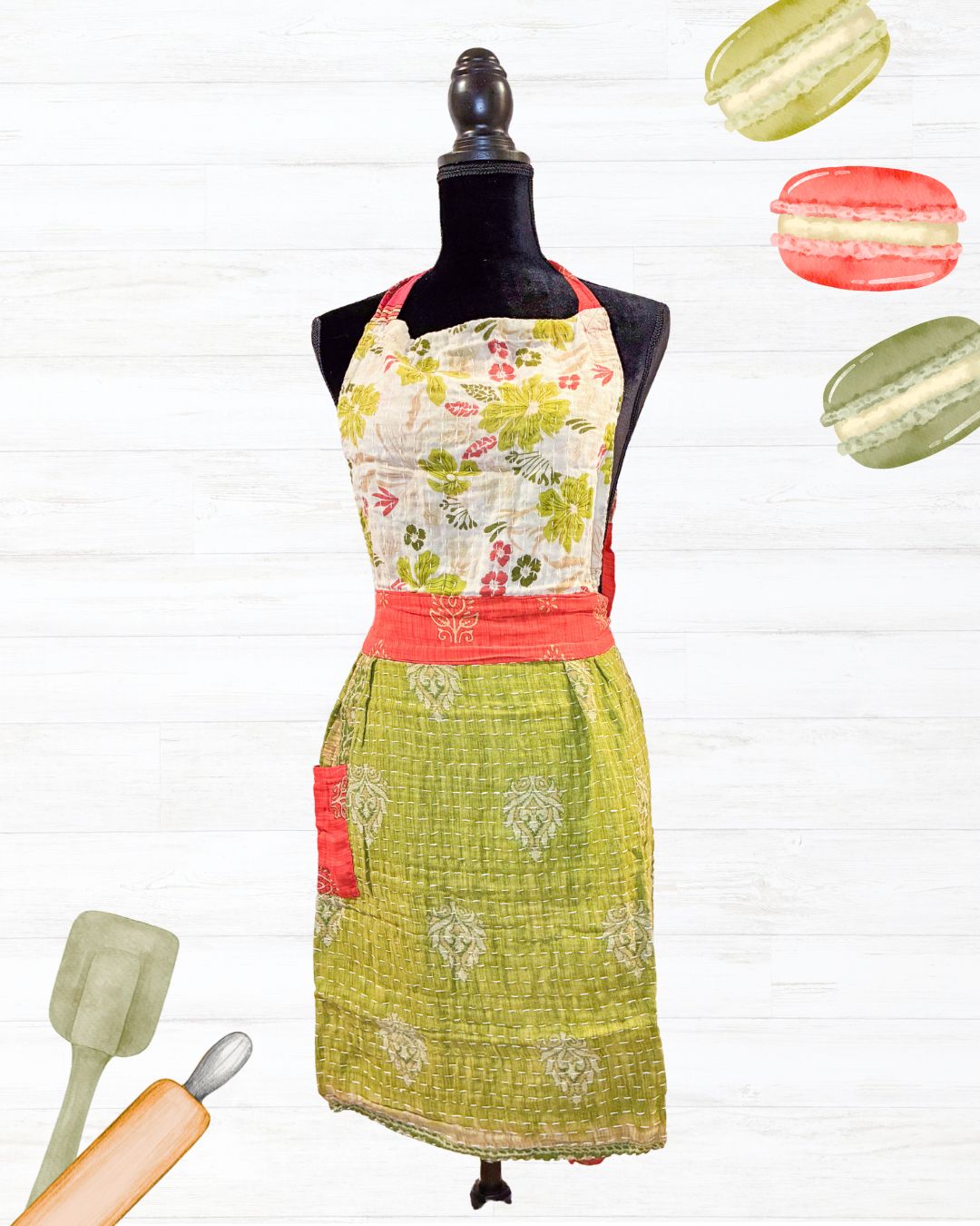 Kantha Apron | Full