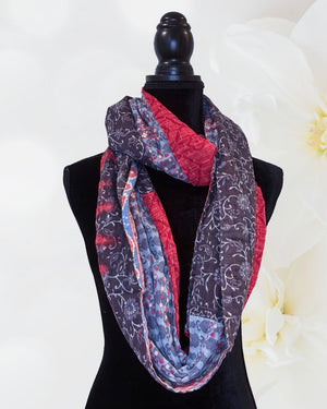 Kantha Infinity Scarf