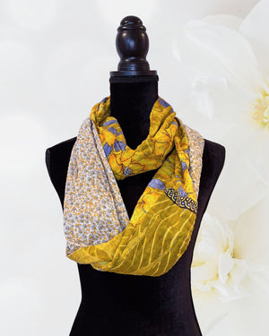 Kantha Infinity Scarf