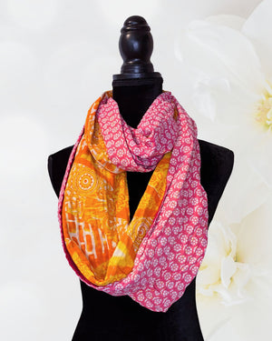 Kantha Infinity Scarf