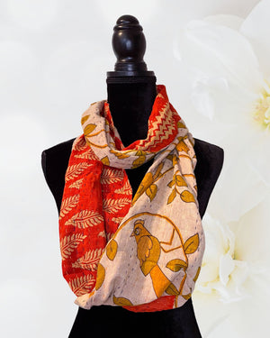 Kantha Infinity Scarf