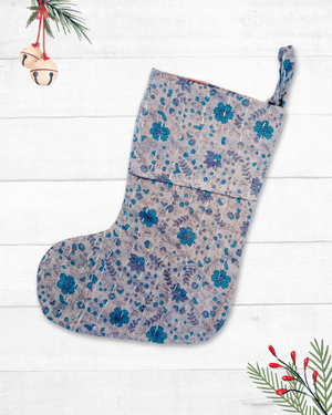 Mini Kantha Stocking